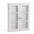 Armoire vitree blanche