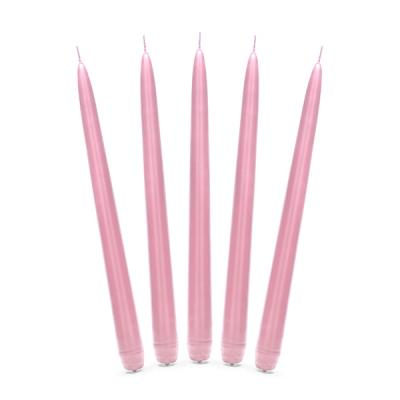 10 Bougies droites rouges