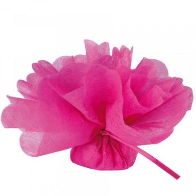 Tulles intissés roses fushia